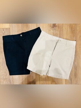 Class Club Boys Navy and Khaki/Beige Casual Shorts Duo